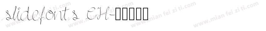 slidefonts CH字体转换